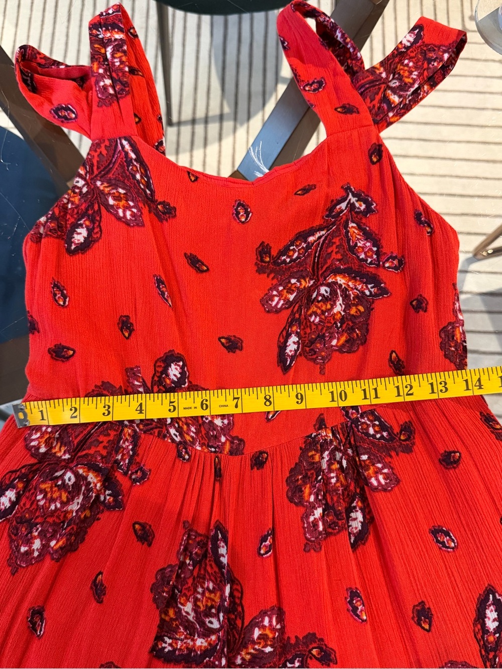 Free People, Retro Love You Love Me Jumpsuit, Size 6 - Picture 5 of 15